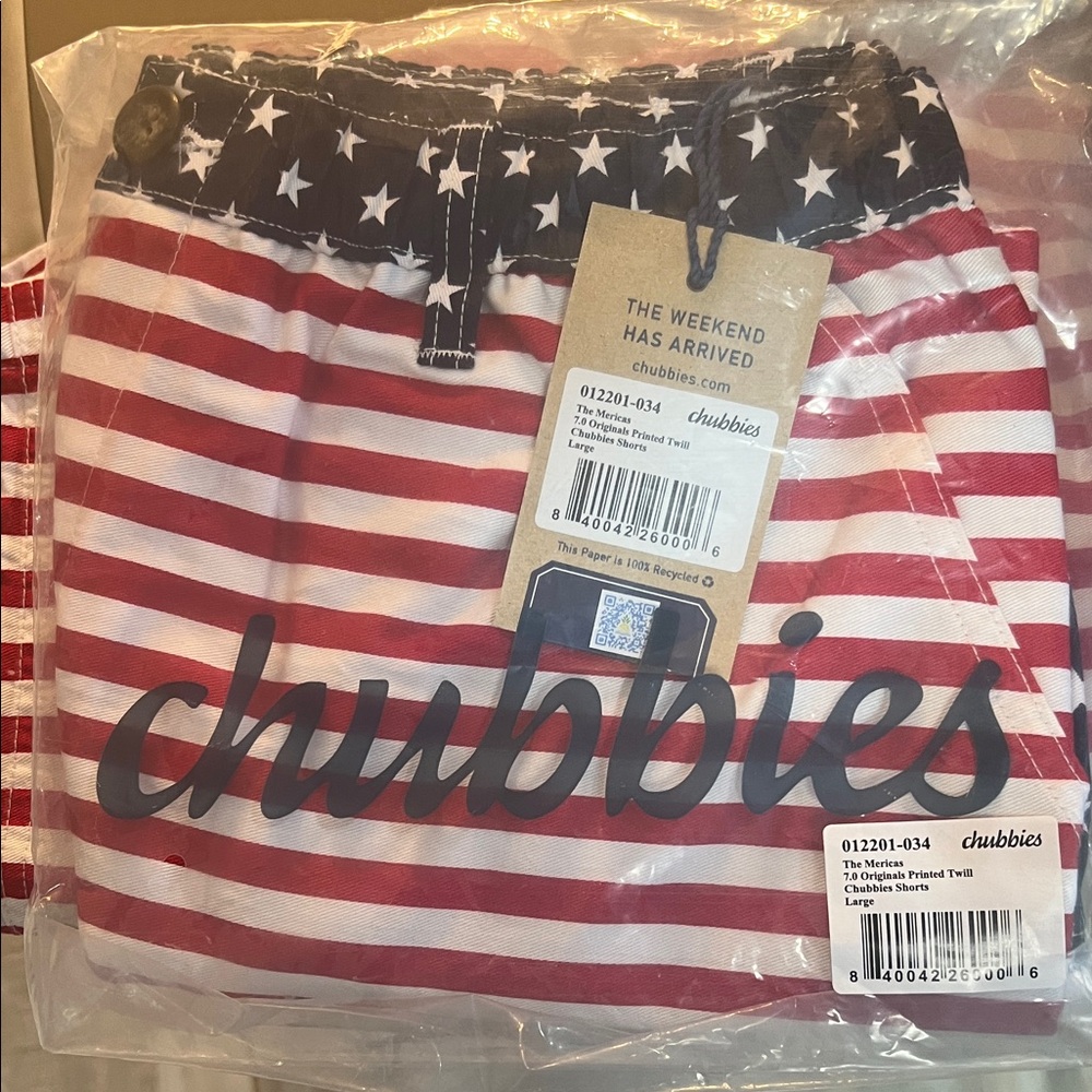 Chubbies Patriotic Striped Shorts